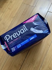 Women’s Prevail Daily Pads For Bladder Leaks 20 Count New.