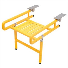 Wall Mounted Fold Up Bath Seat Shower Chair Folding Shower Seat Bathroom 440lbs