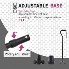 Walking Cane 3 in1 – Adjustable Lightweight Walking Sticks from 29-37 Inches,…