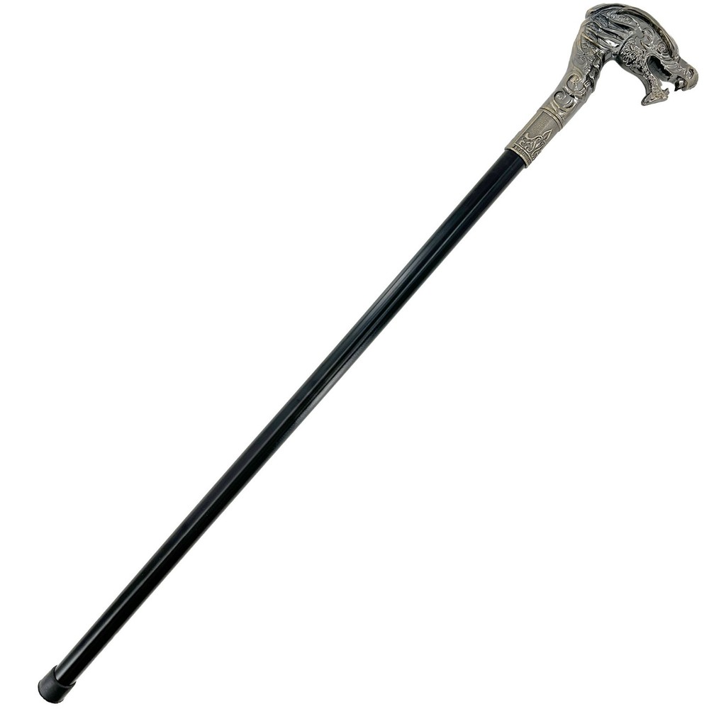 Majestic Chinese Dragon Walking Cane – Sturdy Metal Shaft – Overall 33.75″