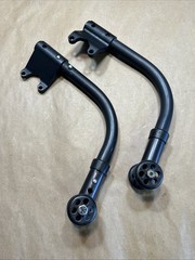 Quickie Iris Wheelchair Parts: Pair Of Anti-Tipping Wheels w/ Mounts