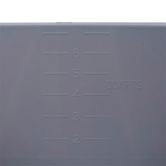 McKesson Wash Basin 8 Quart Polypropylene Graphite 50 per Case 56-80342