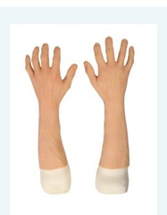 Silicone Glove Prosthetic Protect Cover Scars Highly Simulated Skin Cover Sleeve