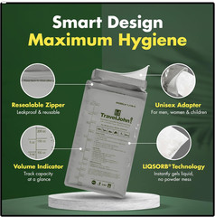 Resealable Disposable Urinal Bags – Road Trip Essentials for Men