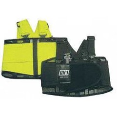 Ok-1 Ok-250S-3X Back Support, Open Mesh, Black, 3Xl