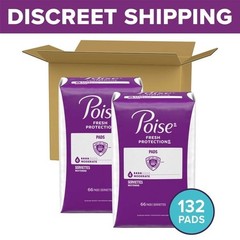 (4 pack – 20count) Poise Incontinence Pads for Women, 4 Drop Moderate Absorbency
