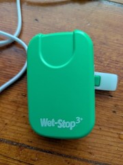 Wet-Stop 3 Bedwetting Enuresis Alarm Loud Sound Vibration for Boys Girls Green