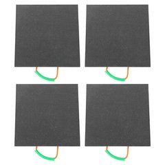 4pcs Set Heavy Duty Stabilizing Blocks, Square Support Pads with Handle Black US