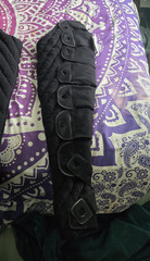 Left side Solaris Tribute Wrap Full Leg compression garments. with sleeve
