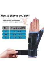Wrist Brace with Thumb Support,Thumb Spica Splint Left Hand Medium De Quervain’s