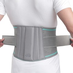 TYNOR Adjustable Back Support Belt for Lower Back Pain – Medium Black