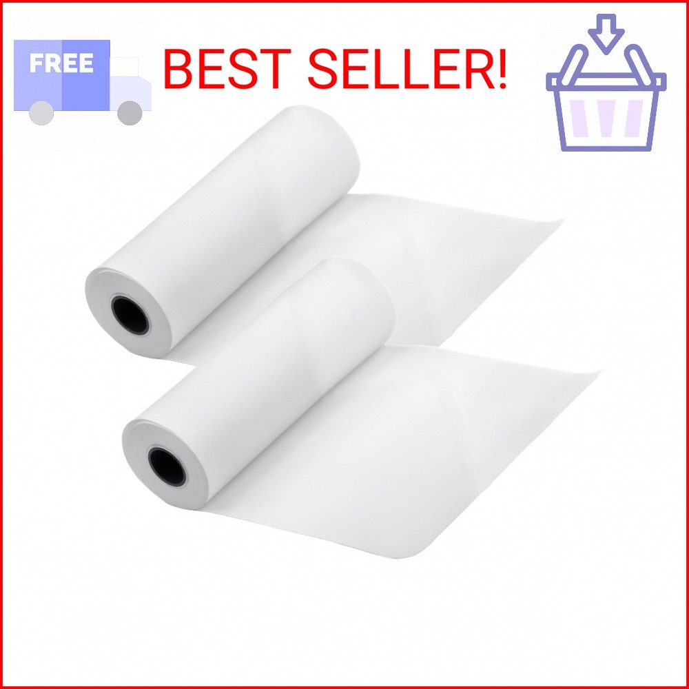 Vakly Headrest Exam Table Paper Roll 8 in x 225 ft (2 Pack) – Disposable Smooth