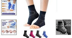 Breathable Compression Socks for Feet – 20-30 mmHg Plantar Fasciitis Support