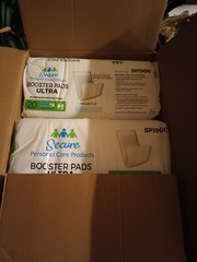 Secure personal care products Ultra Booster Pads 9×20=180 Pads 13″ Long SP1900