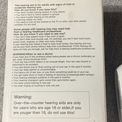 Clear Simple Hear Nature Enjoy Life Both Ears Hearing Aid Recharge Left Right