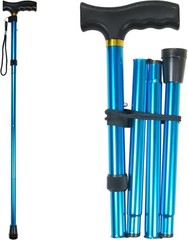 5-Level Adjustable Lightweight Cane with Wrist Strap – Travel-Friendly Design