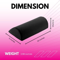 BBL Pillow Seat Riser – Brazilian Butt Lift D-Shaped Seat Pillow After Surger…