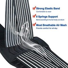 Men/Women Back Support Lower Back Brace Pain Relief Lumbar Support Belt Sciatica