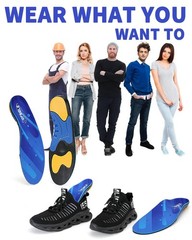 TOPSOLE (220+lbs) Standing All MEN 8-8.5 | WOMEN 10-10.5 (10.6″)(270MM), Blue