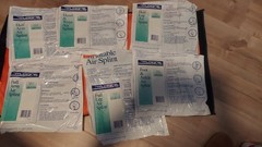 Inflatable Air Splint Kit 6 Pieces for Arms and Legs New Old Stock Never Used