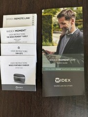 Widex SmartRIC 440 Hearing Aids Open Box but they are new, never used.