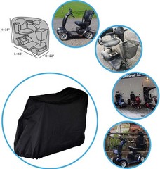 48″L x 22″W x 38″H Upgraded Mobility Scooter Storage Cover, 420D Oxford Fabri…