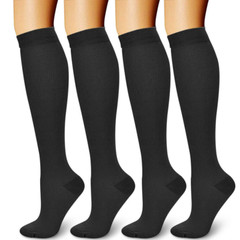 3 Compression Stockings Knee Support Socks Leg 15-25 mmhg Long Tube Pain Relief