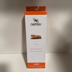 NEW Aetrex L820 Train Orthotics Men’s size 8 – Support For Flat and Low Arches