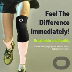 Lightweight Ergonomic Knee Brace Pair – Non-Slip Compression for Active Recovery