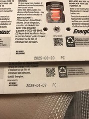 Energizer Size 13 Hearing Aid Batteries NEW 2 Packages. Zero Mercury 4/25,8/25