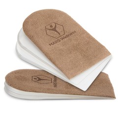Mars Wellness Gel Heel Lift – 3 Layers, 1/8″ per Layer, Adjustable Height -…