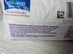 Always Discreet For Sensitive Skin Pads Level 4 Moderate Absorbency 57 Pads