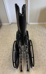 Medline Excel Reclining Wheelchair / Black Vinyl / Used / Great Condition