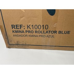 KMINA PRO Rollator Indoor Walker Seniors OS Blue Narrow Foldable Tray Basket