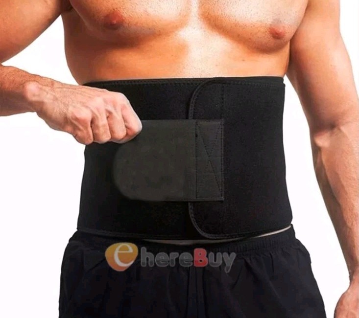 BraceUP Adjustable Stabilizing Lumbar Lower Back Brace Support Belt – Black
