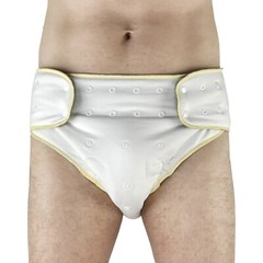 EcoAble Incontinence Bamboo Fitted Cloth Diaper Briefs for Special Needs Adults