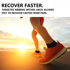 1 Pairs Men Women Compression Gym Relief Ankle Support Brace Foot Sleeve Socks