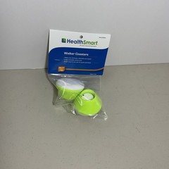HealthSmart Walker Coasters/Glides/Caps set of 2 fits 1″ legs NEW