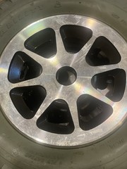 4.00-8 Solid Flat-Free Drive Wheel for Jazzy 1170 and 1170 XL Pair