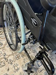 Karman Aluminum Light Wt. Adult Wheelchair Foldable 25 lbs Black LT-980-BK