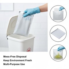 7×12 Inches Ostomy Pouch Disposable Bags 100 Pieces, Ostomy Supplies for Colo…