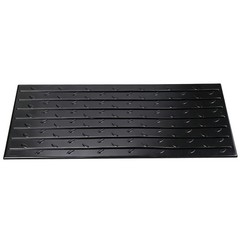 No-Install Rubber Threshold Ramp for Doorways & Garage Entrances Indoor Outdoor