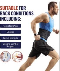 DR. ARTHRITIS BACK BRACE SUPPORT BELT, MEDICAL LOWER LUMBAR BRACE MEDIUM