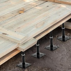Floor Joist Jacks 4 Pack Adjustable Support for Deck Foundation and Leveling