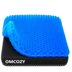 Gel Seat Cushion Cooling Honeycomb Chair Pad Thick Pressure Relief Cushion