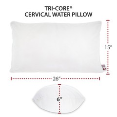 Core Products Tri-Core Water Filled Cervical Neck Spine Support Pillow
