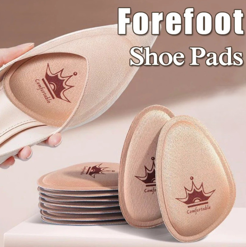 3 pair Women Forefoot Pad Insoles Non-Slip Relief Pain Cushion Shoe Inserts