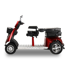 1000W 4-Wheel Heavy Duty Adjustable 3-Seat Electric Power Mobility Scooters