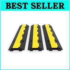 Triple Pack Cable Protector Ramp for Indoor & Outdoor Use – 11000 lbs Capacity
