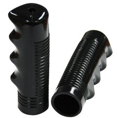 Wheelchair Black Hand Grips Molded ,4 Inches Long, Pair